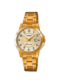 Casio, Armbanduhr, LTP-V004G-9B, Gold, (Analoguhr, 30 mm)