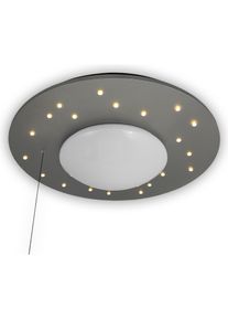 Niermann Stand By, Kinderlampe, Niermann Starlight LED Deckenleuchte E27 Silber Made in Germany