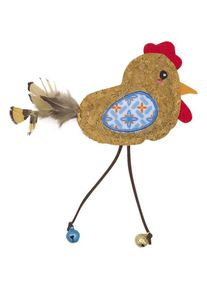 Nobby Kork Vogel mit Catnip (Beschäftigungsspielzeug Katze), Katzenspielzeug