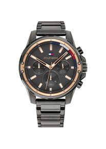Tommy Hilfiger, Armbanduhr, Mason, Grau, (Analoguhr, 45 mm)