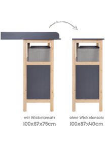 Roba Wickelkommode 'Berlin' mit Wickelansatz Berlin