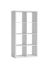 CARRYHOME Raumteiler, Wei&szlig;, Holzwerkstoff, 77x147x38 cm, Made in EU, Beim&ouml;bel erh&auml;ltlich, Wohnzimmer, Raumteiler, Raumtrenner
