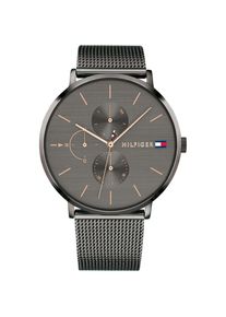 Tommy Hilfiger, Armbanduhr, Jenna, Grau, (Analoguhr, 40 mm)