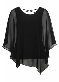 sheego Tunika Női fekete , Méret 54