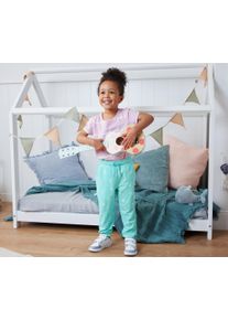 Tchibo - Schlupfhose aus Bio-Baumwolle - Mädchen - Gr. 110/116 - türkis/print