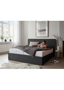 Collection AB Polsterbett »Romo erhältlich in der Breite 180x200cm« 3 Varianten: Rahmen, Lattenrost oder Komplett-Set mit King-Matratze, Größe...