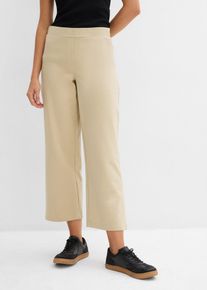 bonprix Mujer, Pantalón ancho de chándal, verde, 44/46