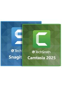 Techsmith Camtasia 2025 + Snagit 2025 Bundle Seat Extension incl. Maintenance Corporate 50 - 99 User