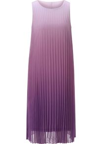 Damen Plisseekleid mit Farbverlauf flieder-lila Größe 52