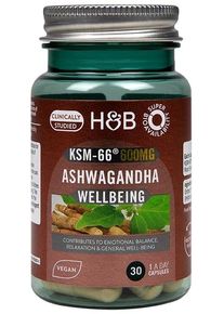 Holland & Barrett KSM-66 Ashwagandha - 600 mg, 30 Kapseln