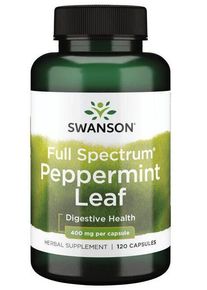 Swanson Full Spectrum Peppermint Leaf 400 mg, 120 Kapseln