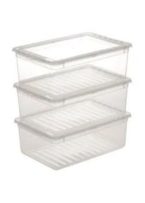 Aufbewahrungsboxen-Set Beate ca. 11l, 3-teilig