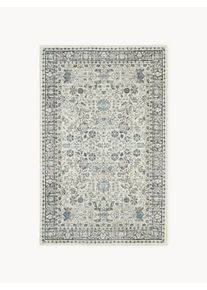 Ručne tkaný koberec do exteriéru Tiara Béžová, Modrá, Šedá Umelé vlákno, Látka Š 200 x D 300 cm (veľkosť L) | Westwing Collection