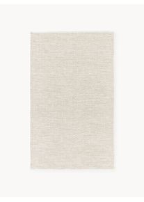 Ručne tkaný exteriérový koberec s vintage vzorom Rika Béžová, Biela Umelé vlákno, Látka Š 120 x D 180 cm (veľkosť S) | Westwing Collection