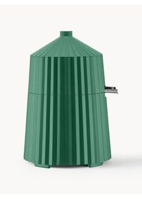 Alessi Elektrický lis na citrusy so štruktúrovaným povrchom Plissé Zelená Umelá hmota Ø 19 x V 28 cm