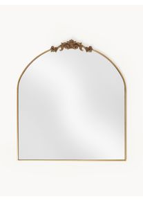 Baroque Wall Mirror Saida Gold Glass, Wood, Metal B 90 x H 100 cm | Westwing Collection