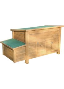 KERBL Hobbyfarming Florentina Hühnerstall, 146x74x80cm