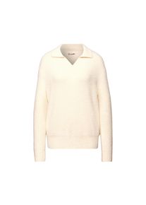 Sweter z kołnierzykiem polo Street One - dla pań - rozmiar 46 - kolor: beżowy