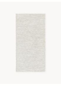 Ručne tkaný exteriérový koberec s vintage vzorom Rika Šedá, Biela Umelé vlákno Š 80 x D 150 cm (veľkosť XS) | Westwing Collection