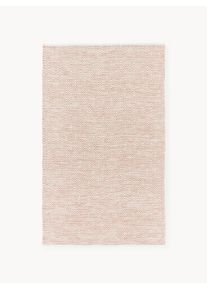 Ručne tkaný exteriérový koberec s vintage vzorom Rika Terakota, Biela Umelé vlákno Š 120 x D 180 cm (veľkosť S) | Westwing Collection