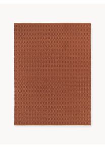 Ručne tkaný exteriérový koberec Rune Hnedá, Terakota Umelé vlákno, Látka Š 300 x D 400 cm (veľkosť XL) | Westwing Collection