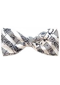 The Music Gifts Company Mozart Manuscript Bow Tie - White Artículos