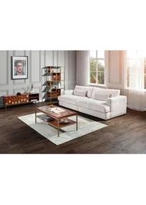 Landscape Bigsofa , Altrosa , Textil , Füllung: Polyester , 270x67x120 cm , Rücken echt, Armteil links, Armteil rechts , Wohnzimmer, Sofas & Couches, Sofas, Bigsofas