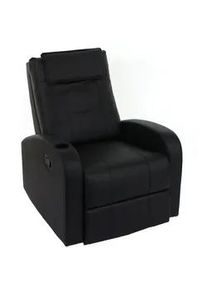 MCW Relaxsessel Schwarz , Textil , 76x99x96 cm , Wohnzimmer, Sessel, Polstersessel