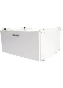 Mendler MCW Waschmaschinenunterschrank Weiß , Metall , 61x33x52 cm , Waschküche, Waschmaschinenschrank
