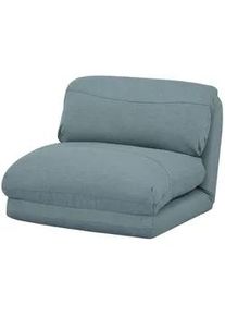 MCW Schlafsessel Grau, Blau , Textil , 75x60x75 cm , Wohnzimmer, Sofas & Couches, Schlafsofas, Schlafsessel