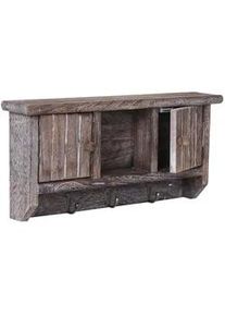 MCW Schlüsselbrett Braun , Holz , 40x19x8 cm , Garderobe, Schlüsselboards & -kästen