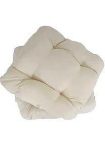 MCW Sitzkissen Milano eckig Beige 2er-Set , Textil , 38x41x8 cm , Wohntextilien, Kissen, Sitzkissen