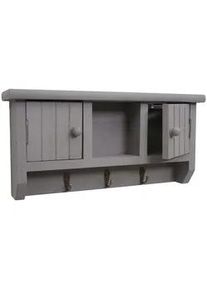 MCW Schlüsselbrett Anthrazit , Holz , 40x19x8 cm , Garderobe, Schlüsselboards & -kästen