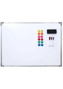 MCW Whiteboard Weiß , Metall , 60x45x2 cm , Dekoration, Magnettafeln & Pinnwände