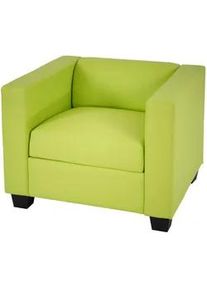 MCW Sessel Loungesessel Hellgrün , Textil , 86x70x75 cm , Wohnzimmer, Sessel, Polstersessel
