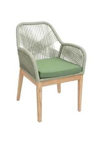 MCW Gartenstuhl H56B Grün, Grün , Holz , 58x85x59 cm , Gartenmöbel, Gartenstühle, Gartenstühle