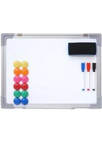 MCW Whiteboard Weiß , Metall , 40x30x2 cm , Dekoration, Magnettafeln & Pinnwände