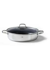 Homeware Profession. Bräter , Edelstahlfarben , Metall , 3,6 l , rund , 6 cm , Lfgb , backofengeeignet,backofengeeignet, PFAS-frei , Kochgeschirr, Töpfe, Bräter