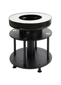 MCW Feuerschale MIT Grill Schwarz , Metall , 56x67x56 cm , Gartenmöbel, Balkonmöbel