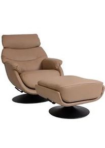 MCW Relaxsessel MIT Hocker taupe , Taupe , Textil , 78x99x80 cm , Wohnzimmer, Sessel, Relaxsessel