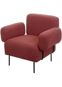 MCW Lounge-Sessel Altrosa , Textil , 88x78x76 cm , Wohnzimmer, Sessel, Polstersessel