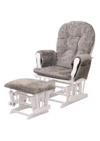 MCW Relaxsessel Hellgrau, Weiß , Textil , 75x100x71 cm , Wohnzimmer, Sessel, Relaxsessel