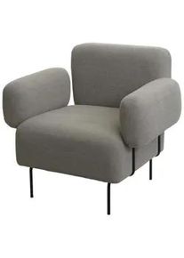 MCW Lounge-Sessel Grau , Textil , 88x78x76 cm , Wohnzimmer, Sessel, Polstersessel