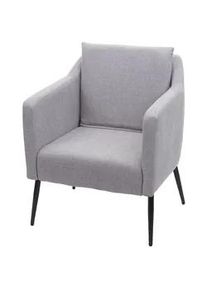 MCW Relaxsessel H93A Hellgrau , Textil , 70x92x70 cm , Wohnzimmer, Sessel, Polstersessel