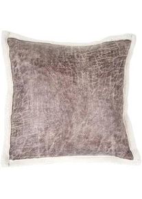 MCW Deko-Kissen Wildlederimitat Braun , Textil , 45x45x12 cm , Wohntextilien, Kissen, Dekokissen