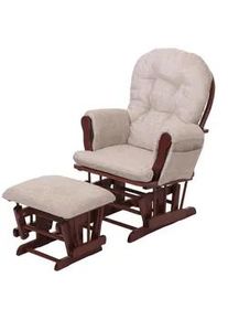 MCW Relaxsessel Cremeweiß, Braun , Weiß, Braun , Textil , 75x100x71 cm , Wohnzimmer, Sessel, Relaxsessel