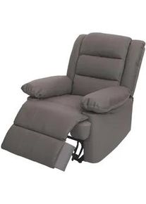 MCW Relaxsessel taupe , Taupe , Leder , 87x101x150 cm , Wohnzimmer, Sessel, Polstersessel