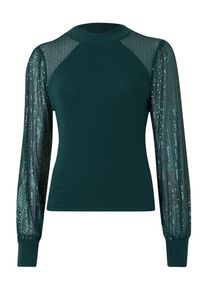 Jacqueline de Yong JDY Tričko 'JDYMEGAN' Ženy tmavozelen&aacute; XS