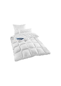 f.a.n. fan , Einziehdecke »Kansas« normal Füllung Microfaser (100% Polyester) 1 Stk. tlg. made in Germany , weiß , Obermaterial: 100% Polyester , B/L: 140...