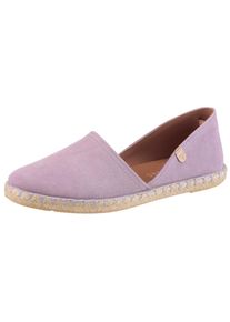 VERBENAS , Espadrille »CARMEN SERRAJE« , Schlupfschuh, Sommerschuh, Loafer mit typischem Jute-Rahmen , lila , 39 , 39 , Gelenkoffenes, sommerliches...